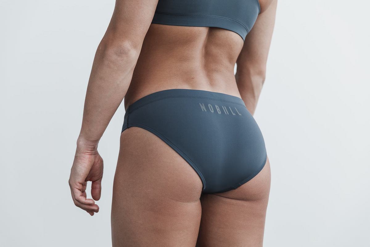 Nobull Women's Swim Bottom Dark Grey | Australia (NV8263)